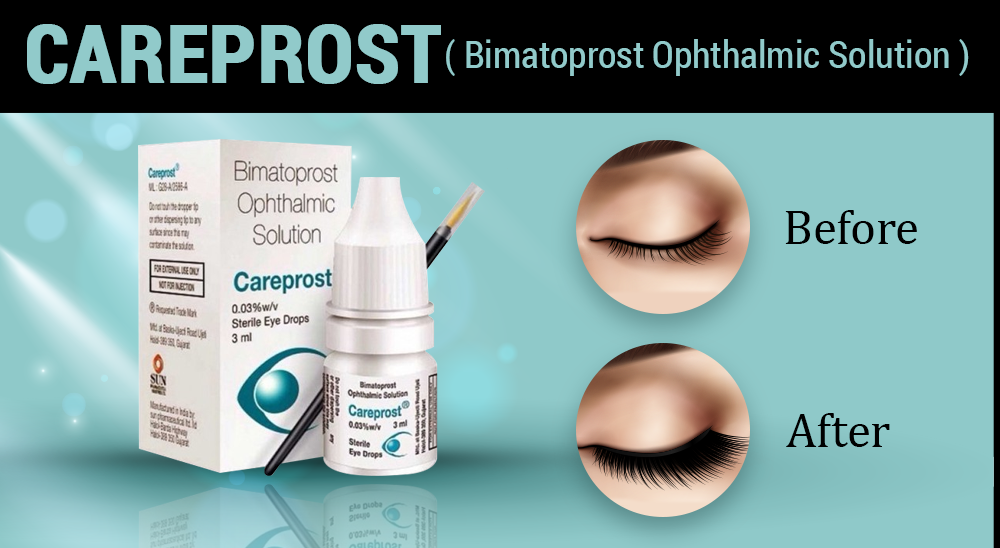 Careprost Eye Drops for Look Gorgeous by Extreme Pretty Eyelashes