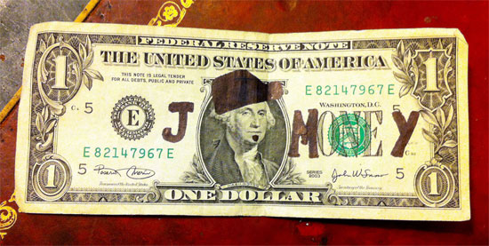 j. money business card