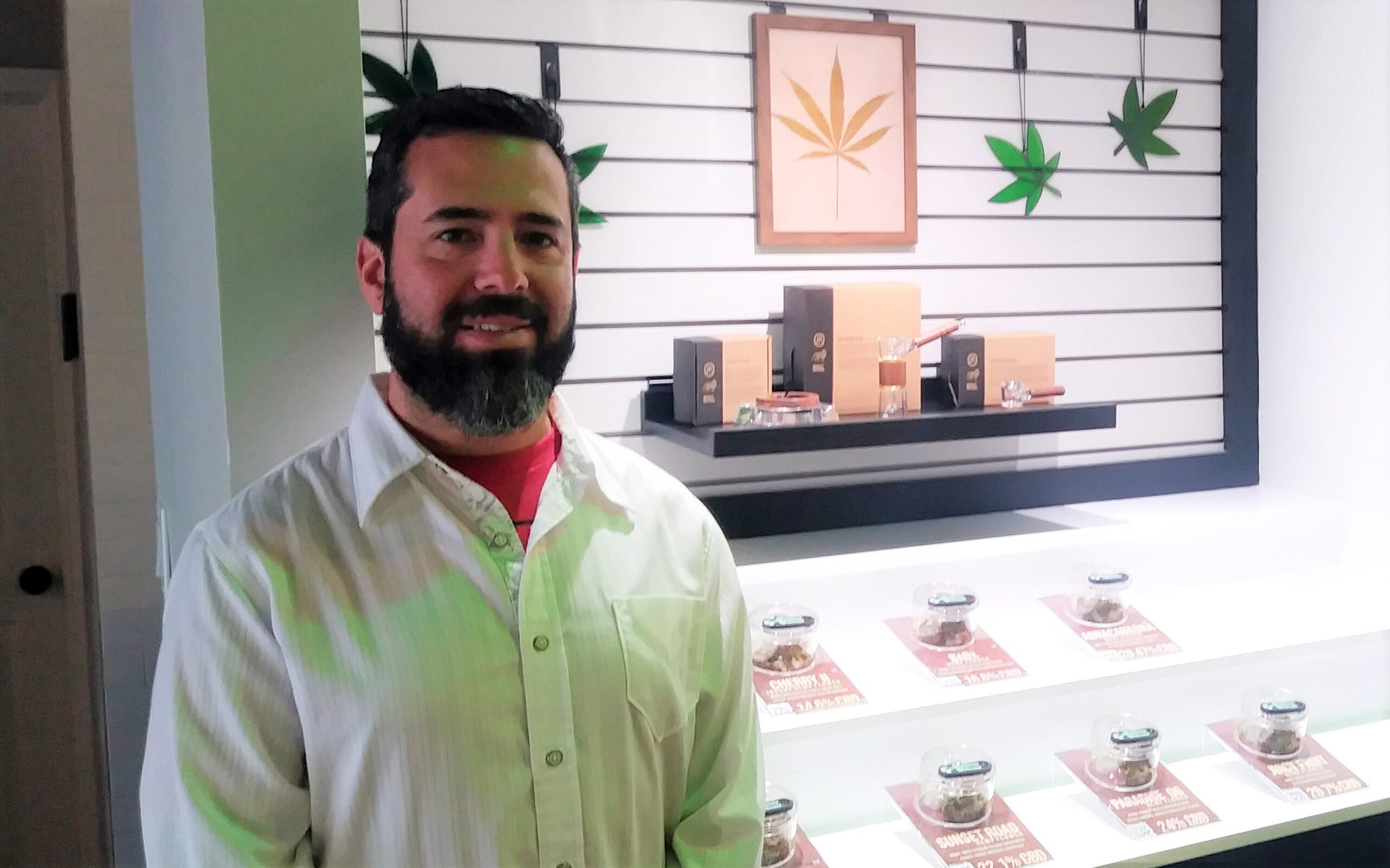 Evan Somogyi, founder and owner of CBD shop Kultivate Wellness. (BizSense file)