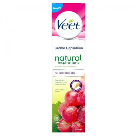 VEET - Natural Inspirations - Hair Removal Cream With Grape Seed Oil 200 Ml