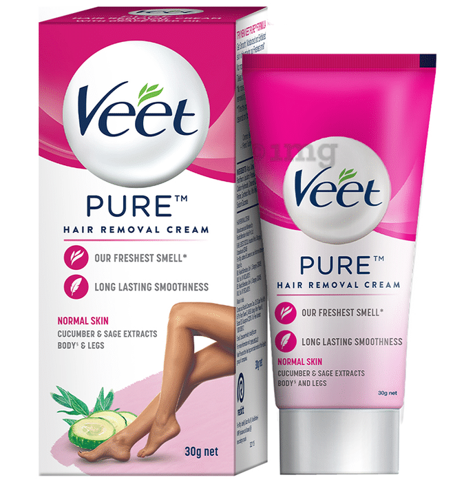 Veet Pure Hair Removal Cream for Women | No Ammonia Smell | For Normal Skin