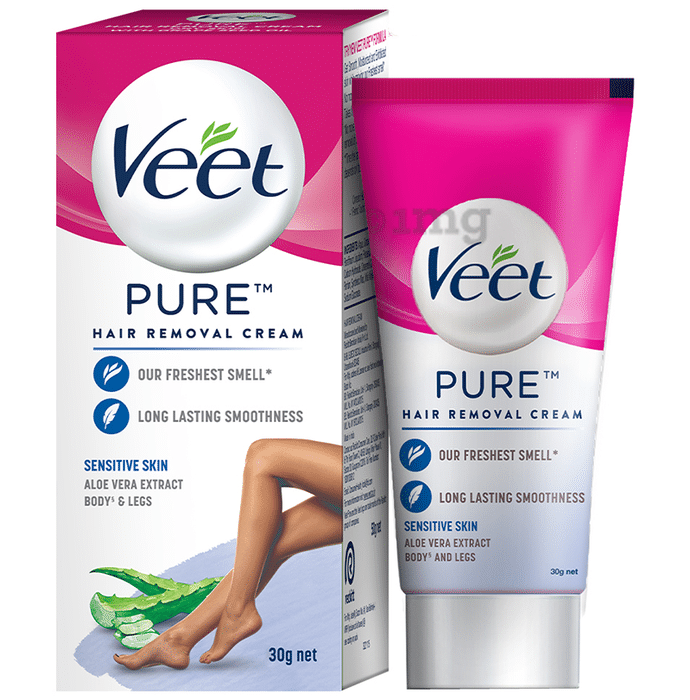 Veet Pure Hair Removal Cream for Women | No Ammonia Smell | For Sensitive Skin