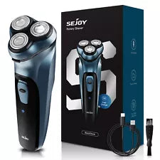 SEJOY TXD-BLASTO1 Blackstone Electric Shaver for Men - Blue