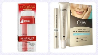 L'oreal Revitalift Double Lifting Cream & Olay Hair Removal Duo for Fine to Medium Hair Review