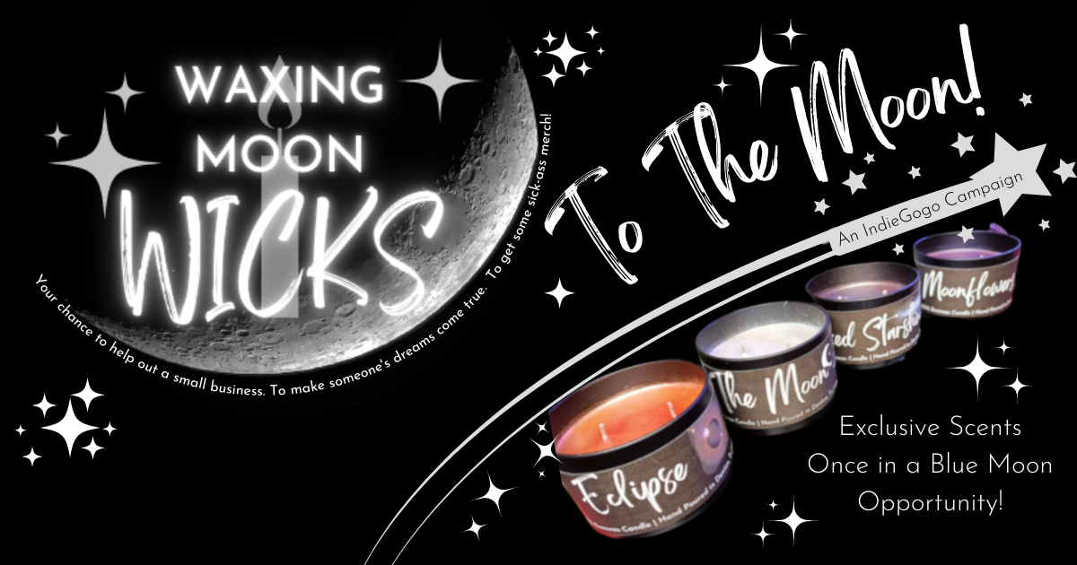 Waxing Moon Wicks - To The Moon