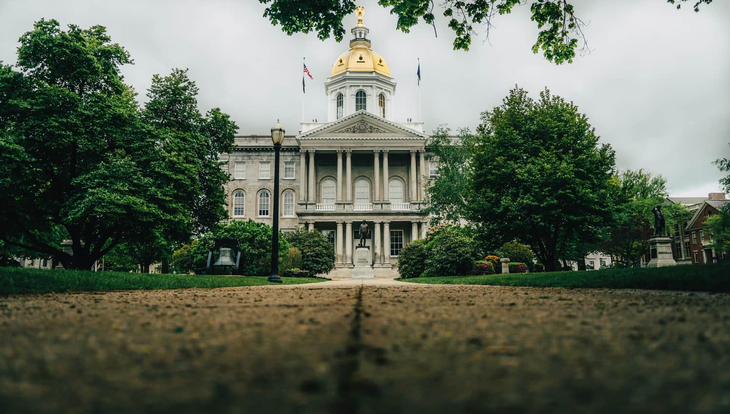 The New Hampshire State House in Concord. Isadora Dunne photos.