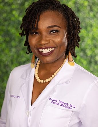 Zalika Nisbeth, MD, a Family Physician with FLPeach Direct Primary Care