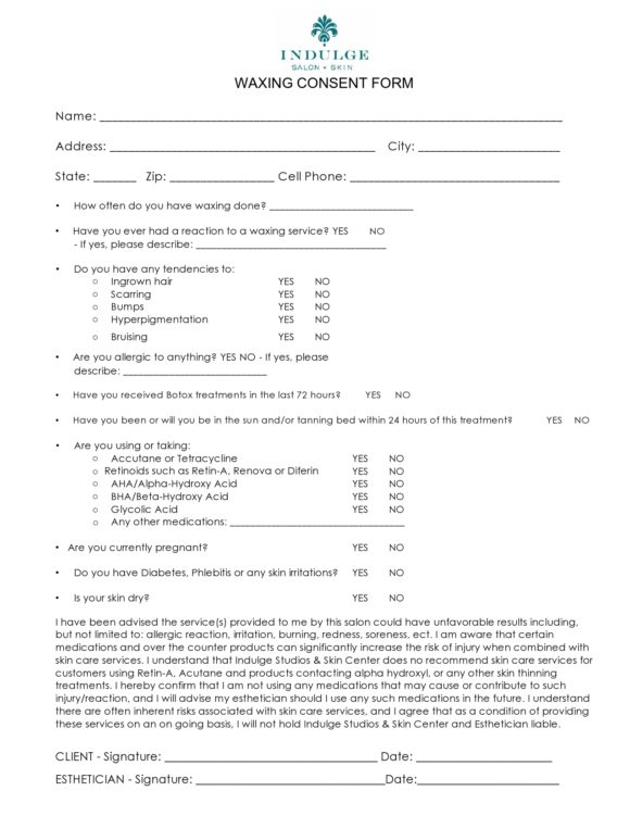 waxing consent form 01